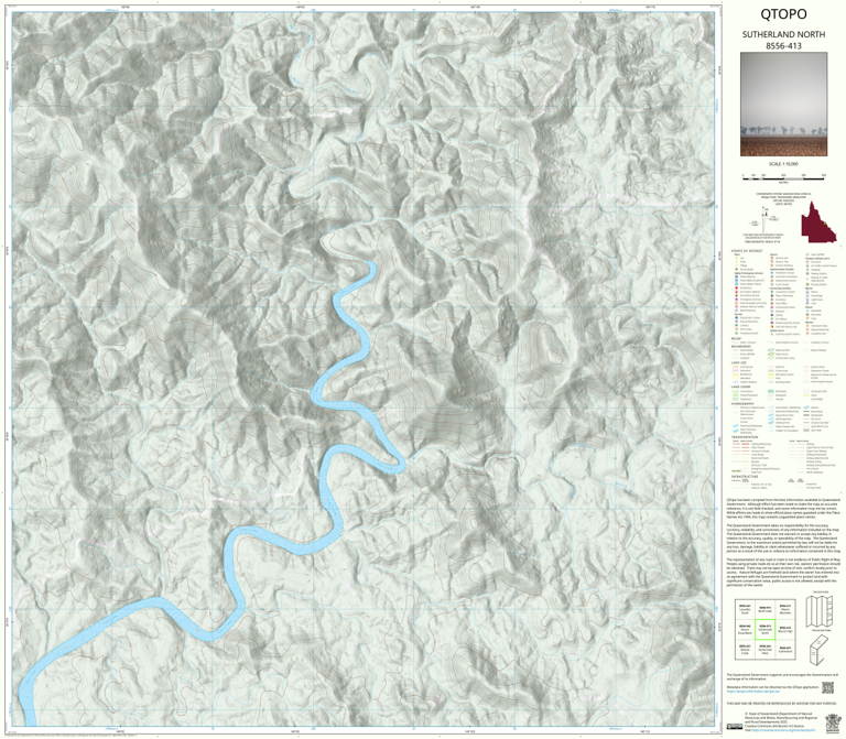 Sutherland North (8556-413) Map by Department of Natural Resources and ...