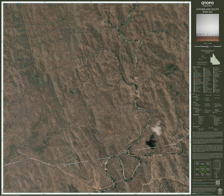 SUTHERLAND SOUTH (8556-422i) Map by Department of Natural Resources and ...