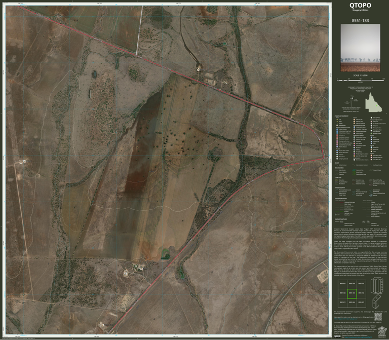 Talbot (8551-133i) Map by Department of Natural Resources and Mines ...