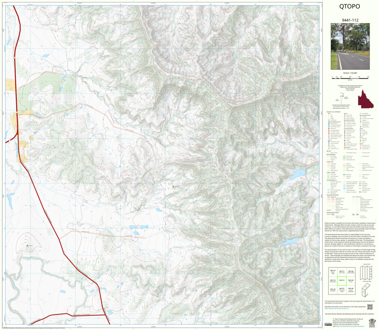 Tamrookum (9441-112) Map by Department of Natural Resources and Mines ...
