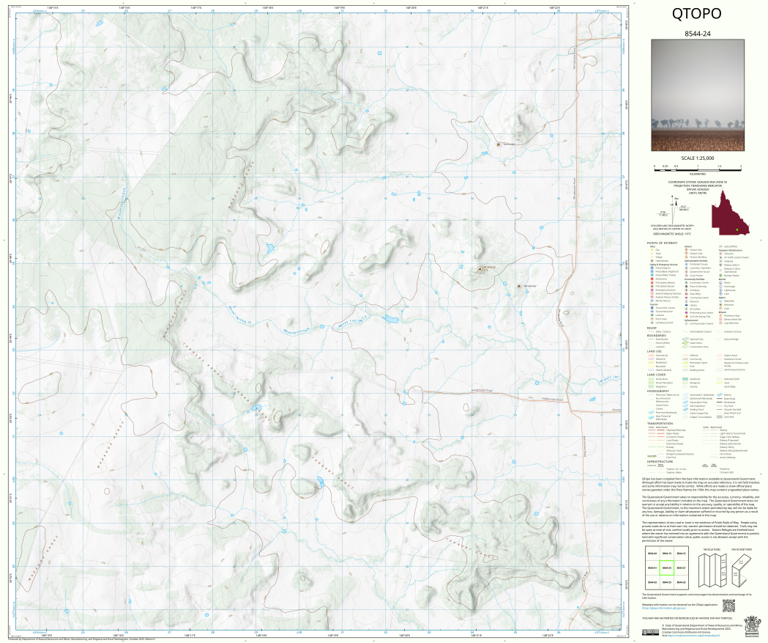 Tannaby (8544-24) Map by Department of Natural Resources and Mines ...