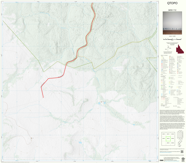 Taroborah (8450-112) Map by Department of Natural Resources and Mines ...