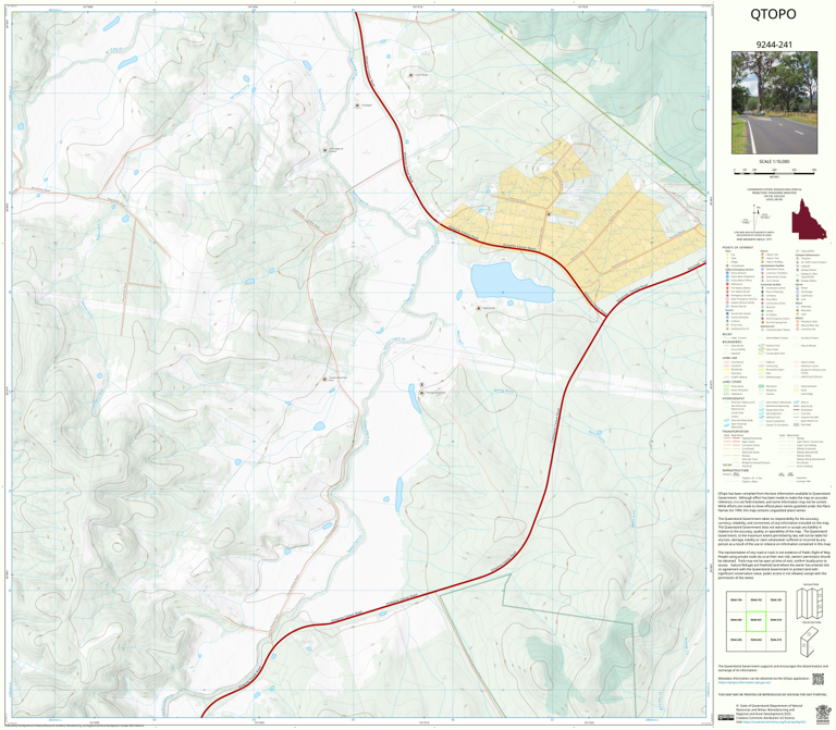 Tarong (9244-241) Map by Department of Natural Resources and Mines ...