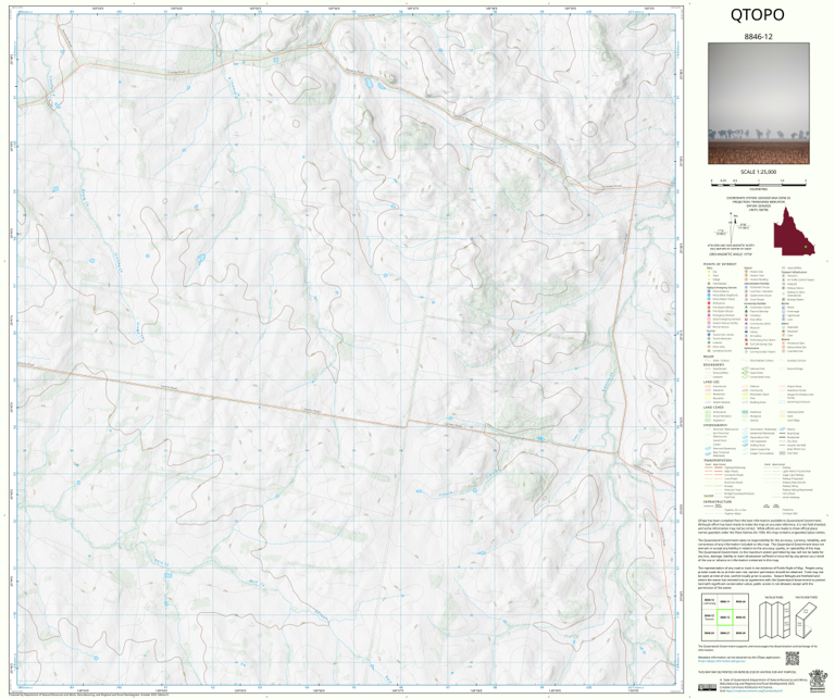 Taroom (8846-12) Map by Department of Natural Resources and Mines ...