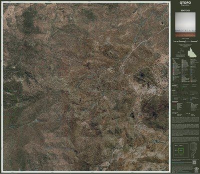 Telemark Nature Telemark (9047-243i) Map by Department of Natural Resources and Mines ...