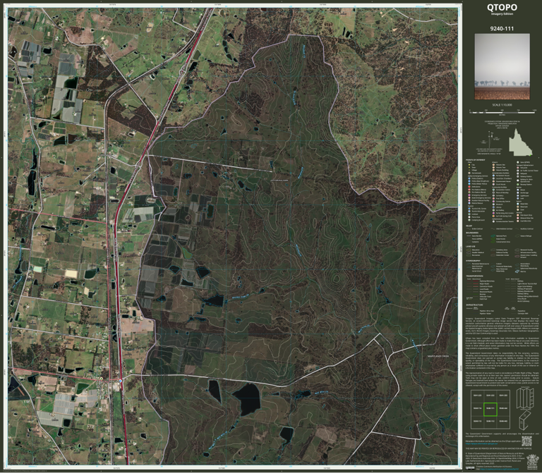 The Summit (9240-111i) Map by Department of Natural Resources and Mines ...