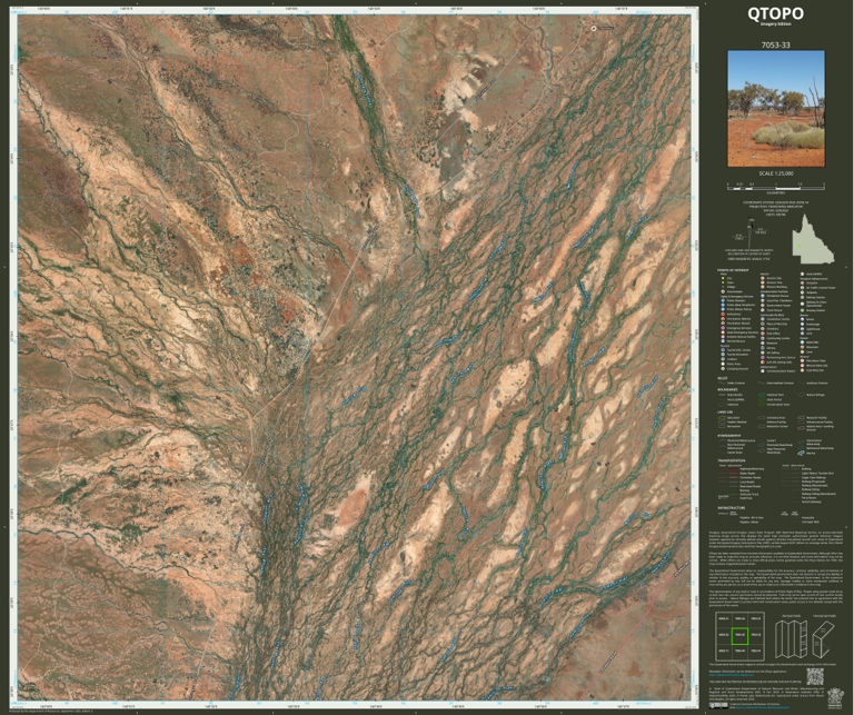 Toolebuc (7053-33i) Map by Department of Natural Resources and Mines ...