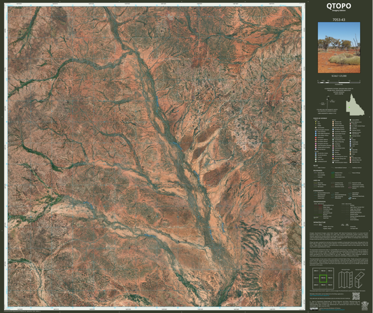 Toolebuc (7053-43i) Map by Department of Natural Resources and Mines ...