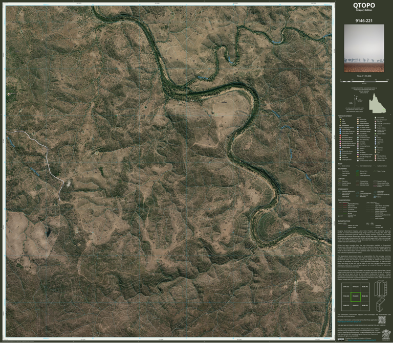 Toondahra (9146-221i) Map by Department of Natural Resources and Mines ...