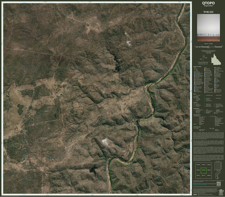 Toondahra (9146-222i) Map by Department of Natural Resources and Mines ...