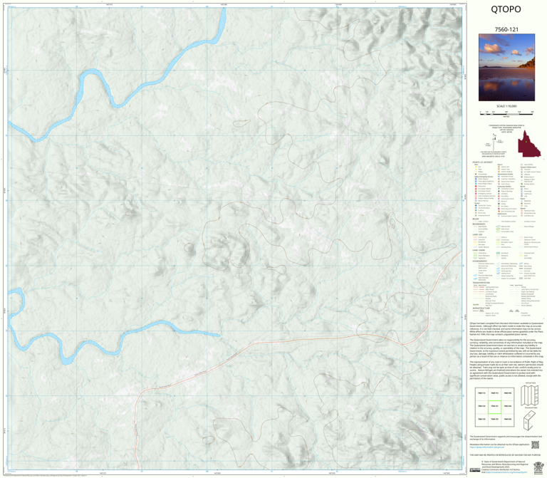 Townley (7560-121) Map by Department of Natural Resources and Mines ...