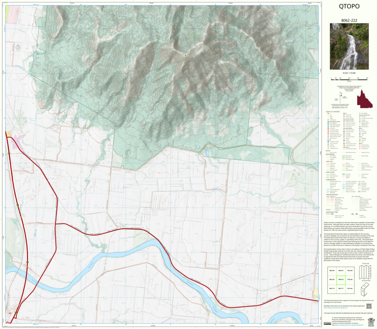 Tully (8062-222) Map by Department of Natural Resources and Mines ...
