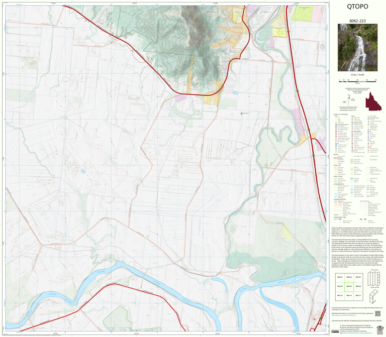 Tully (8062-223) Map by Department of Natural Resources and Mines ...