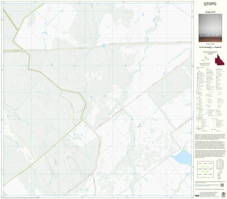 Turallin (9142-313) Map by Department of Natural Resources and Mines ...