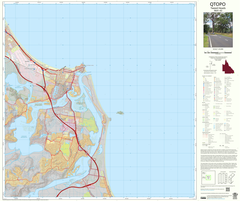 Tweed Heads (9641-43) Map by Department of Natural Resources and Mines ...