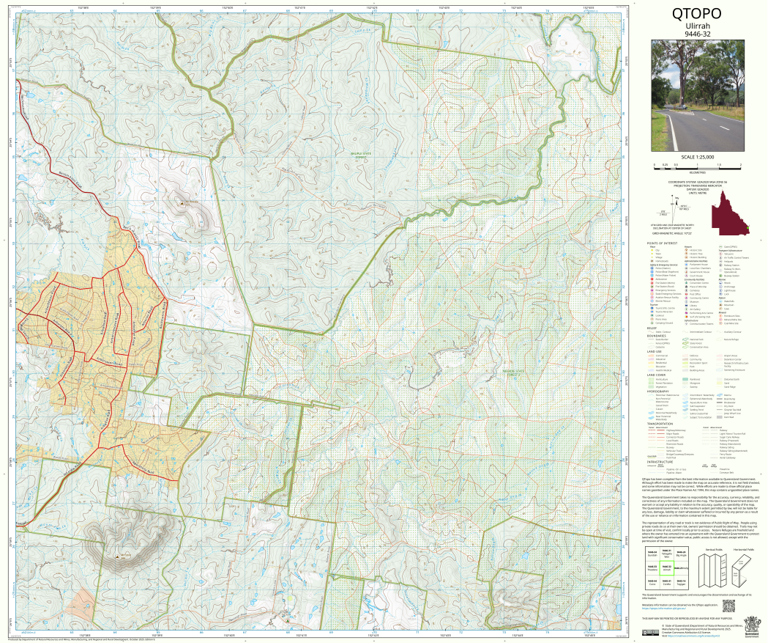 Ulirrah (9446-32) Map by Department of Natural Resources and Mines ...
