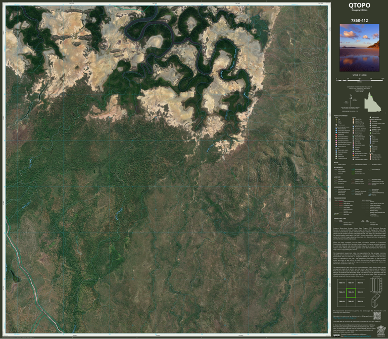 Wakooka (7868-412i) Map by Department of Natural Resources and Mines ...