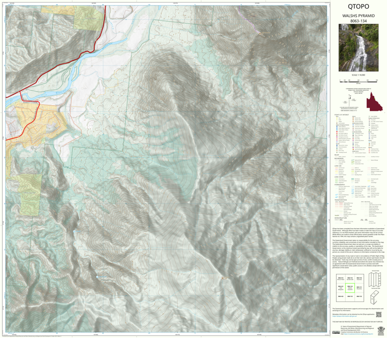 Walshs Pyramid (8063-134) Map by Department of Natural Resources and ...