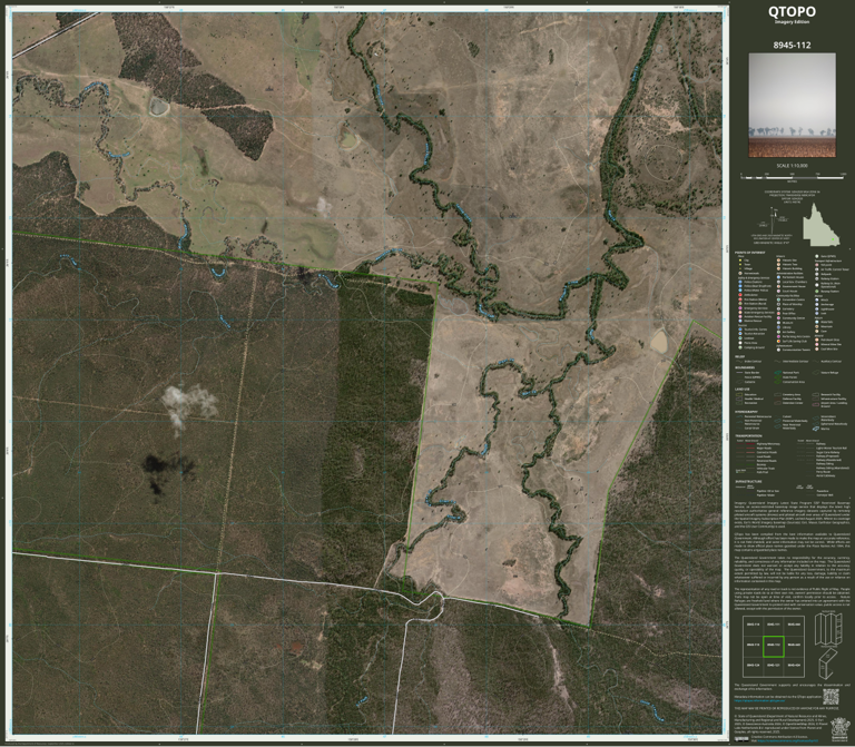Warranna (8945-112i) Map by Department of Natural Resources and Mines ...