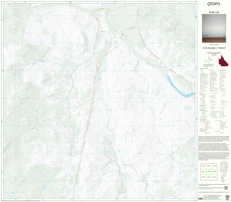Warroo (9140-142) Map by Department of Natural Resources and Mines ...