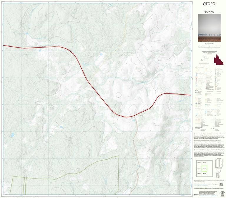 Wathonga (9047-234) Map by Department of Natural Resources and Mines ...
