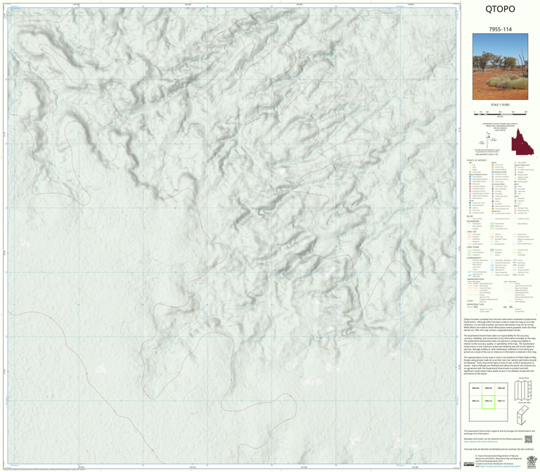 Web Lake Map Webb Lake (7955-114) Map by Department of Natural Resources and Mines ...