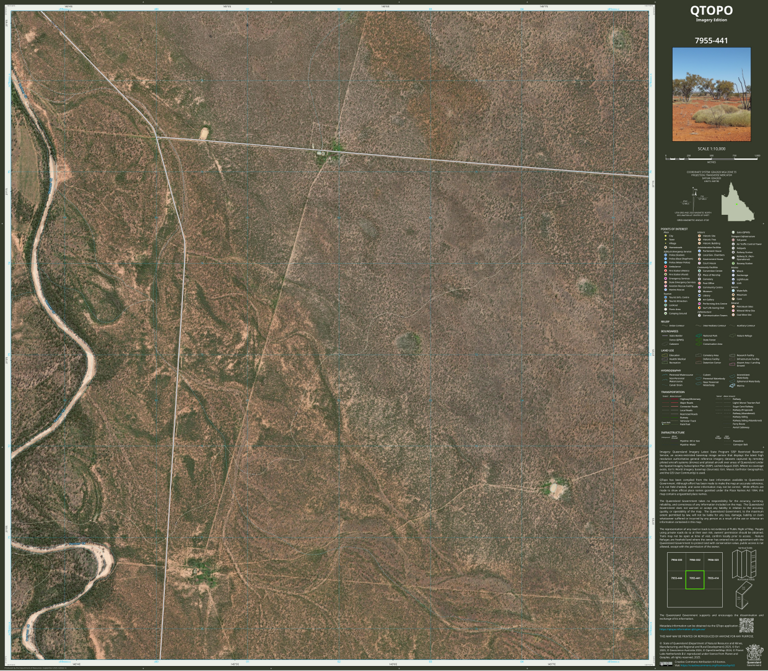 Webb Lake (7955-441i) Map by Department of Natural Resources and Mines ...