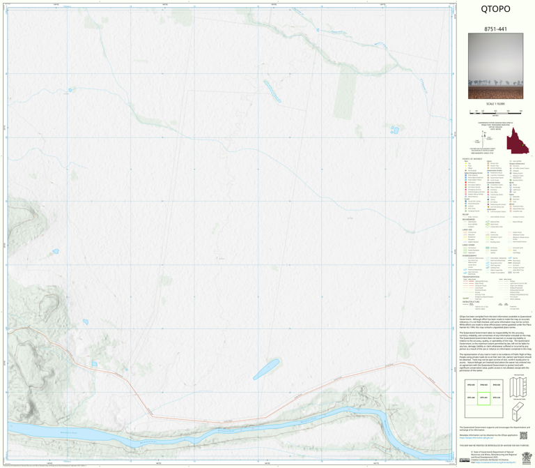 Werribee (8751-441) Map by Department of Natural Resources and Mines ...