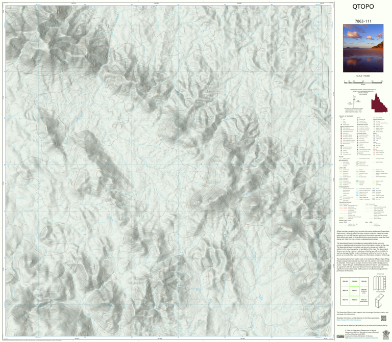 Wolfram (7863-111) Map by Department of Natural Resources and Mines ...