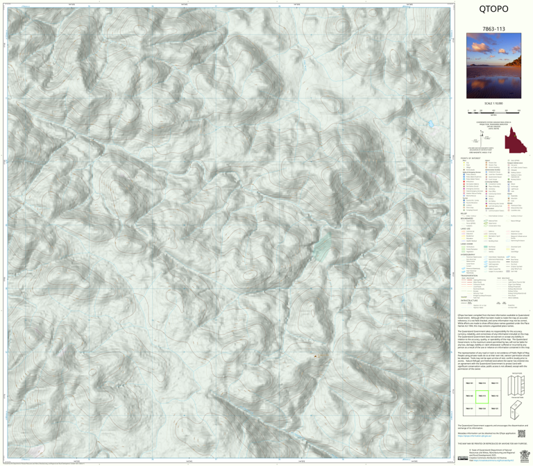 Wolfram (7863-113) Map by Department of Natural Resources and Mines ...