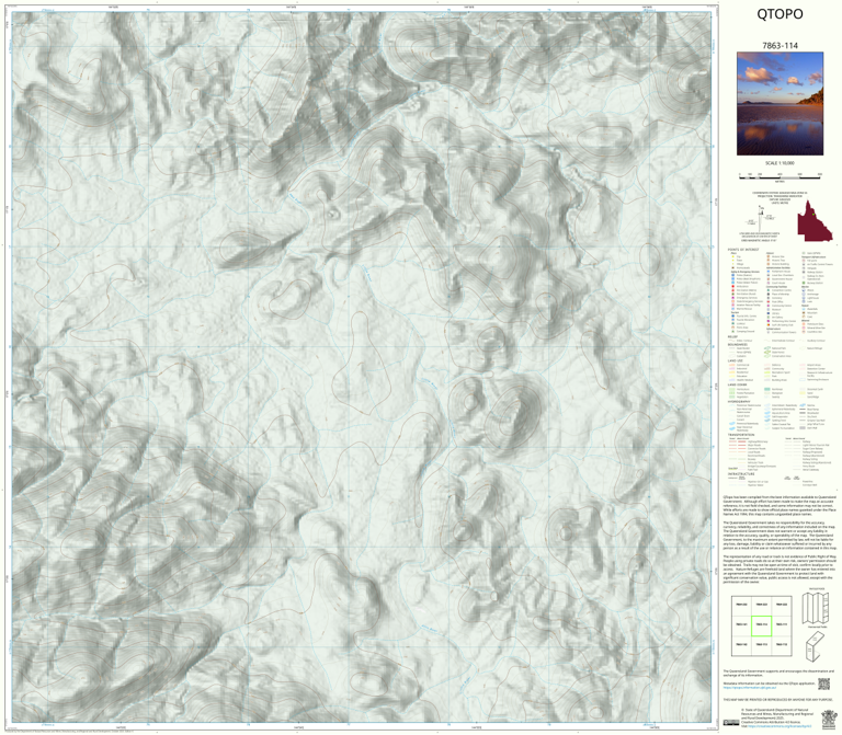 Wolfram (7863-114) Map by Department of Natural Resources and Mines ...