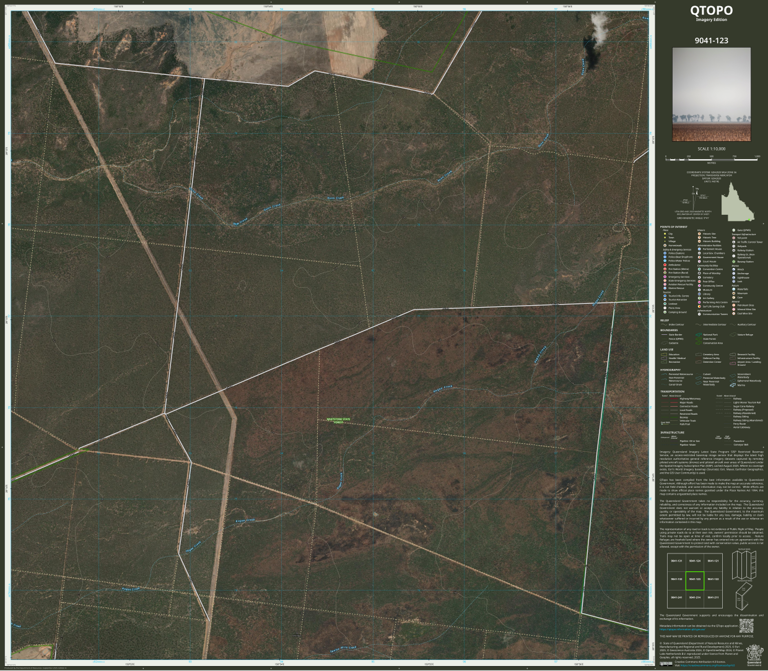Wondul (9041-123i) Map by Department of Natural Resources and Mines ...
