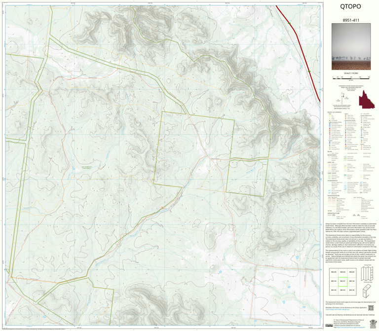 Woodville (8951-411) Map by Department of Natural Resources and Mines ...