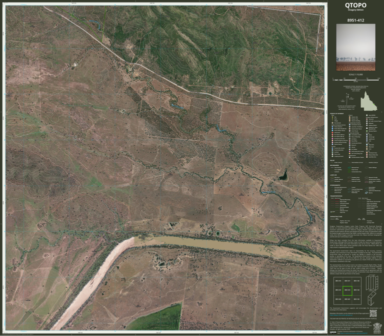 Woodville (8951-412i) Map by Department of Natural Resources and Mines ...