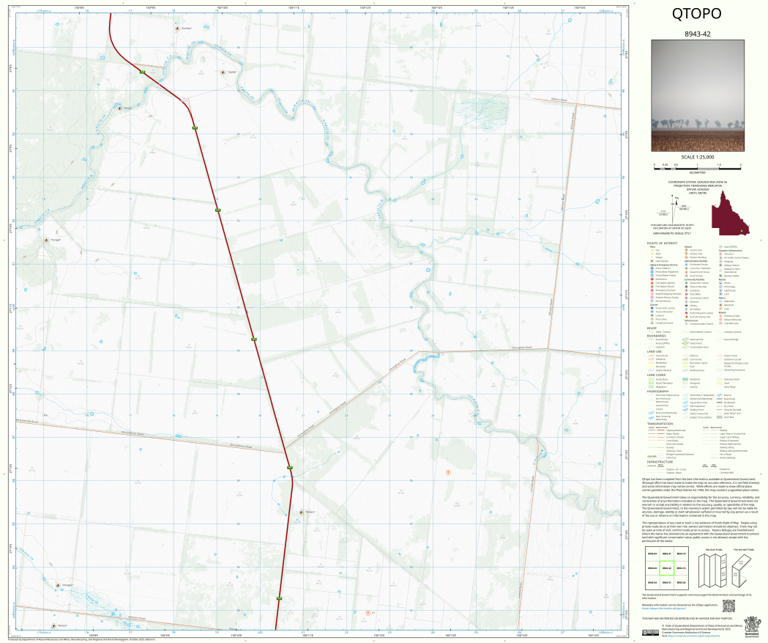 Woolfield (8943-42) Map by Department of Natural Resources and Mines ...