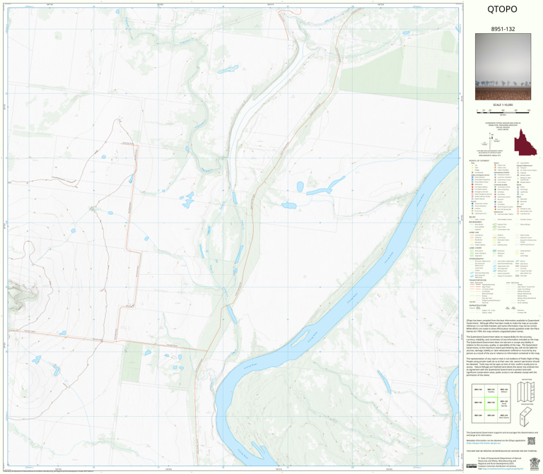 Yaamba (8951-132) Map by Department of Natural Resources and Mines ...