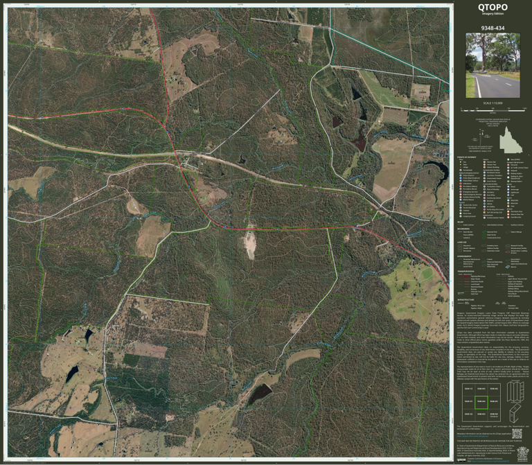 Yandaran (9348-434i) Map by Department of Natural Resources and Mines ...