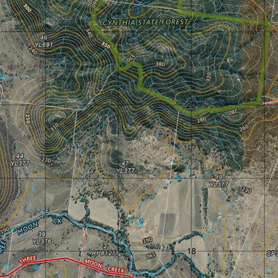 Department of Resources Abercorn (9147-4i) digital map