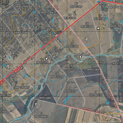 Department of Resources Allora (9241-1i) digital map