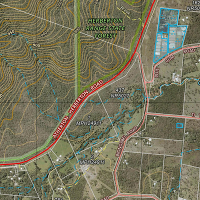 Department of Resources Atherton (7963-21i) digital map
