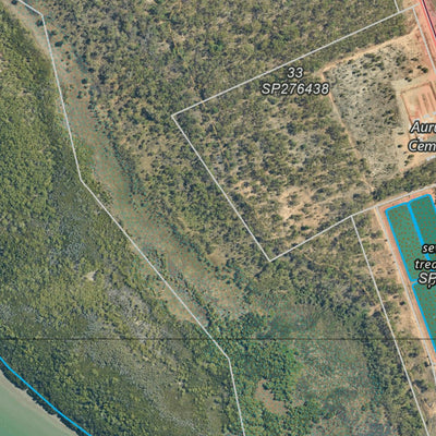 Department of Resources Aurukun (7271-312i) digital map