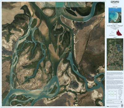 Department of Resources Aurukun (7271-321i) digital map