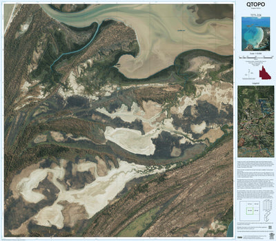 Department of Resources Aurukun (7271-324i) digital map