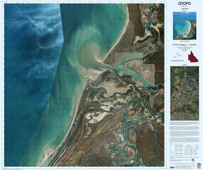 Department of Resources Aurukun (7271-3i) digital map