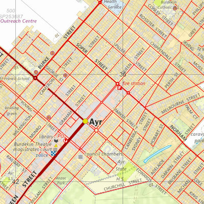 Department of Resources Ayr (8358-11) digital map