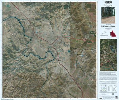 Department of Resources Ban Ban Springs (9246-13i) digital map