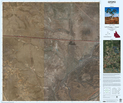 Department of Resources Barcaldine (7950-41i) digital map