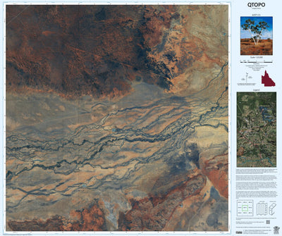 Department of Resources Barkly Downs (6557-21i) digital map