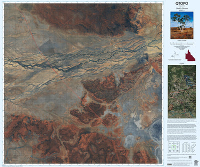 Department of Resources Barkly Downs (6557-2i) digital map