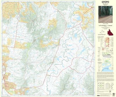 Department of Resources Beaudesert (9542-33) digital map